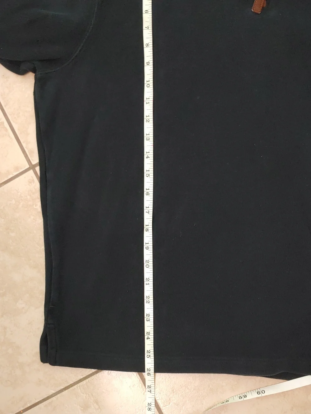 Polo Ralph Lauren Quarter Zip Sweater Men's Black Ribbed Knit Pullover Size XL